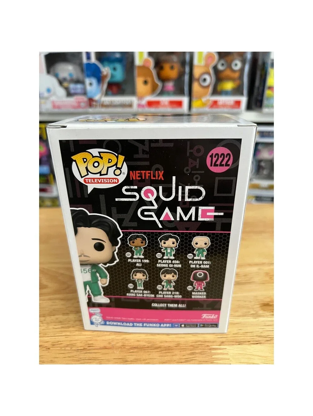 VAULTED Player 456 Seong Gi-Hun Squid Game Funko Pop #1222 Television Tv Netflix